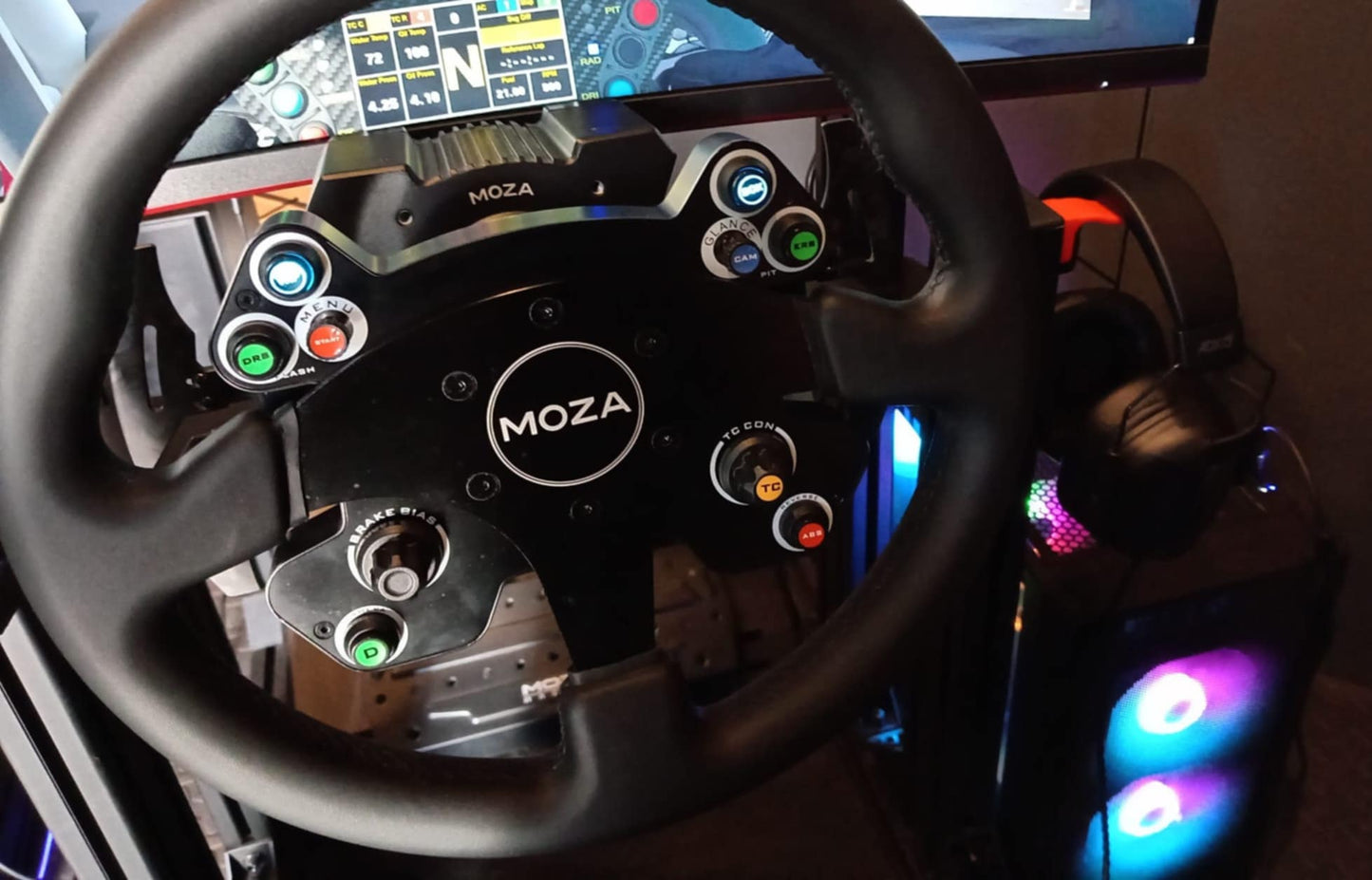 T-Slot 8020 Racing Sim Headphone Holder Hook